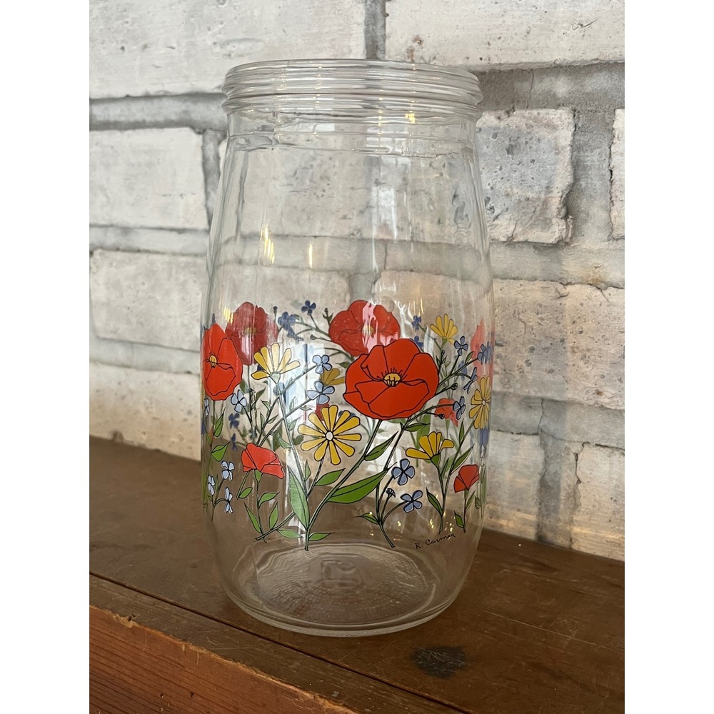 Vintage R Carman Poppy 1.5‎ Liter Jar